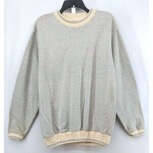 Diport USA Sweater Womens Medium Gray Long Sleeve Knit Top